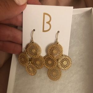 Bancroft gold earrings, never worn